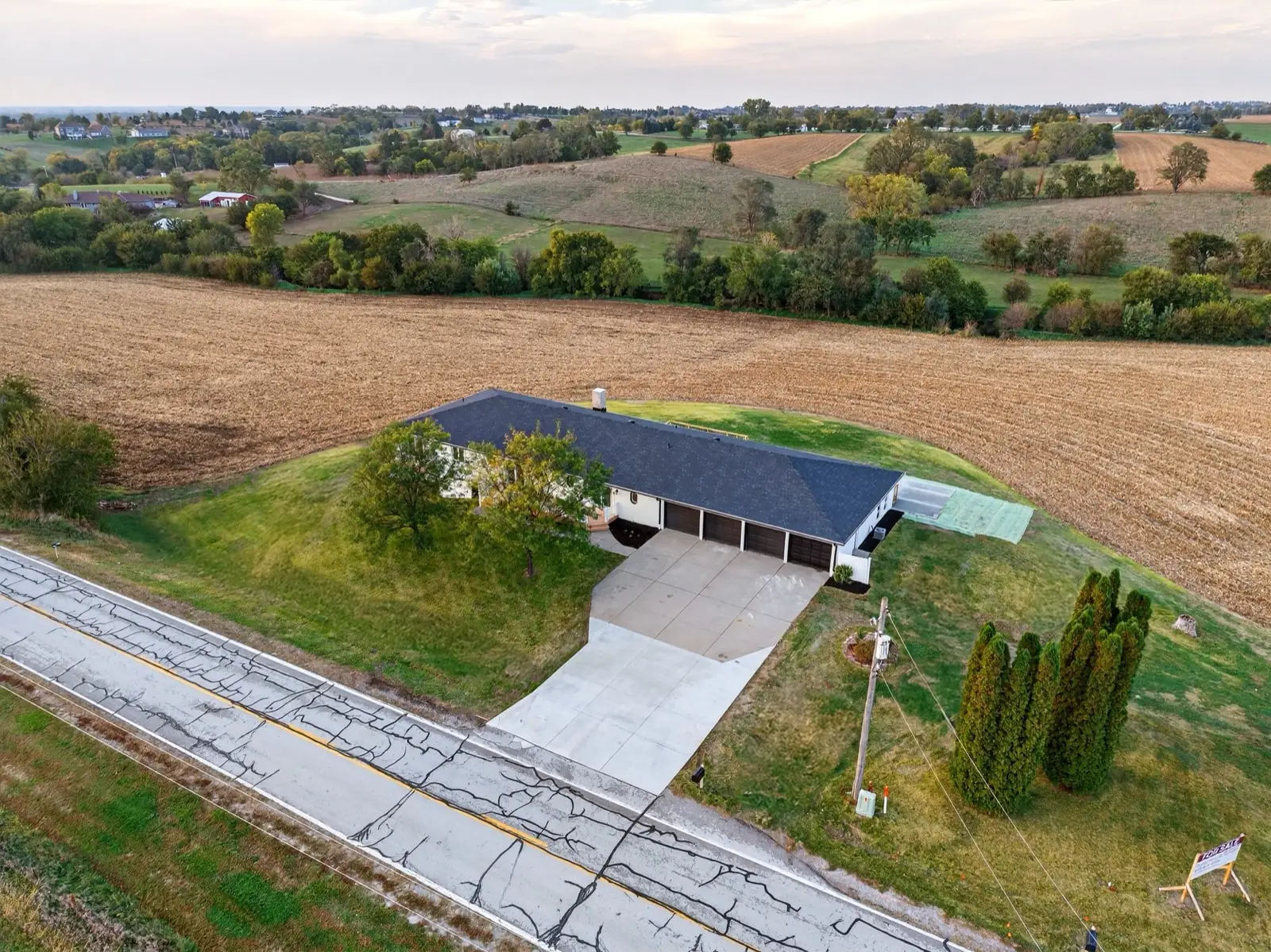 Home bought and renovated by Acreage Brothers in the Omaha metro